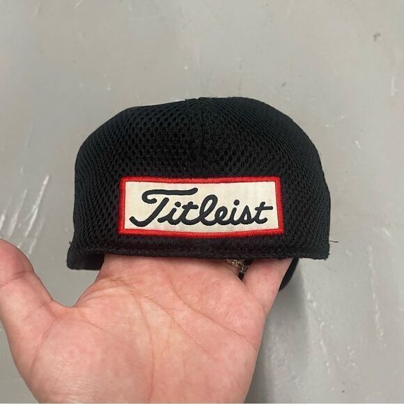 Titleist Footjoy Black Fitted Adult Hat - Picture 4 of 5